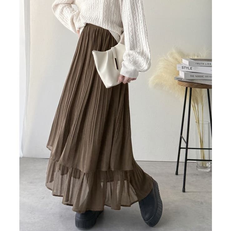 ゆらりシルエットなびく。プリーツシアーティアードスカート | Classical Elf  | 詳細画像28 
