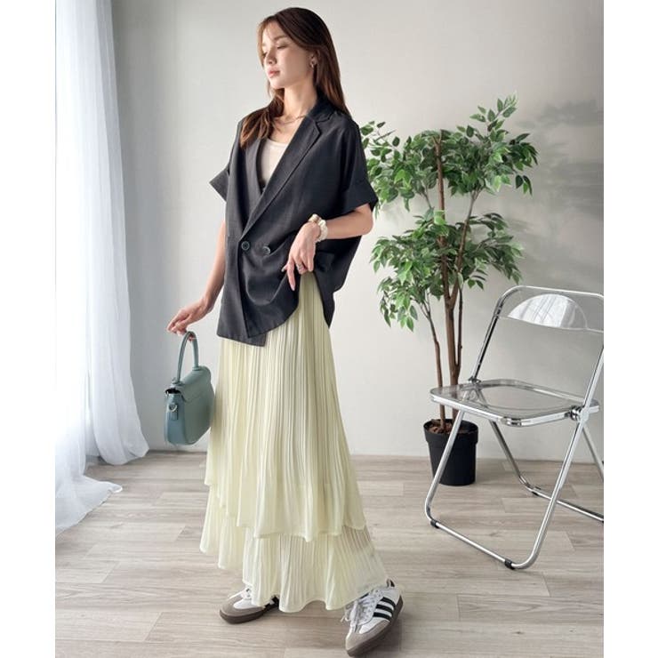 ゆらりシルエットなびく。プリーツシアーティアードスカート | Classical Elf  | 詳細画像21 