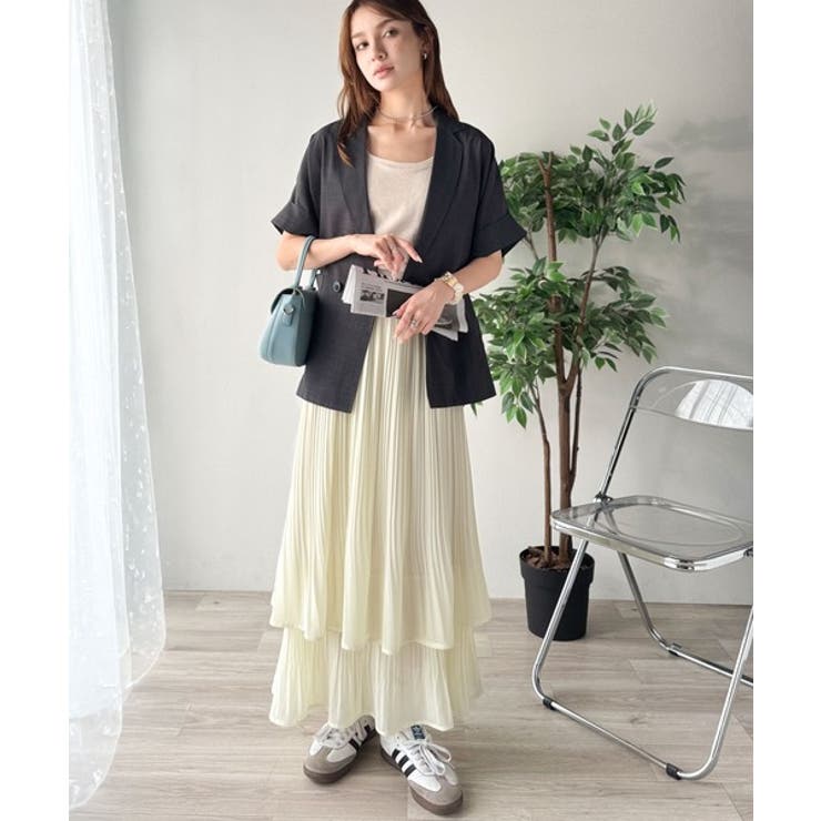 ゆらりシルエットなびく。プリーツシアーティアードスカート | Classical Elf  | 詳細画像23 