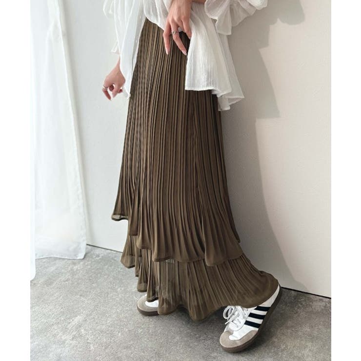 ゆらりシルエットなびく。プリーツシアーティアードスカート | Classical Elf  | 詳細画像36 
