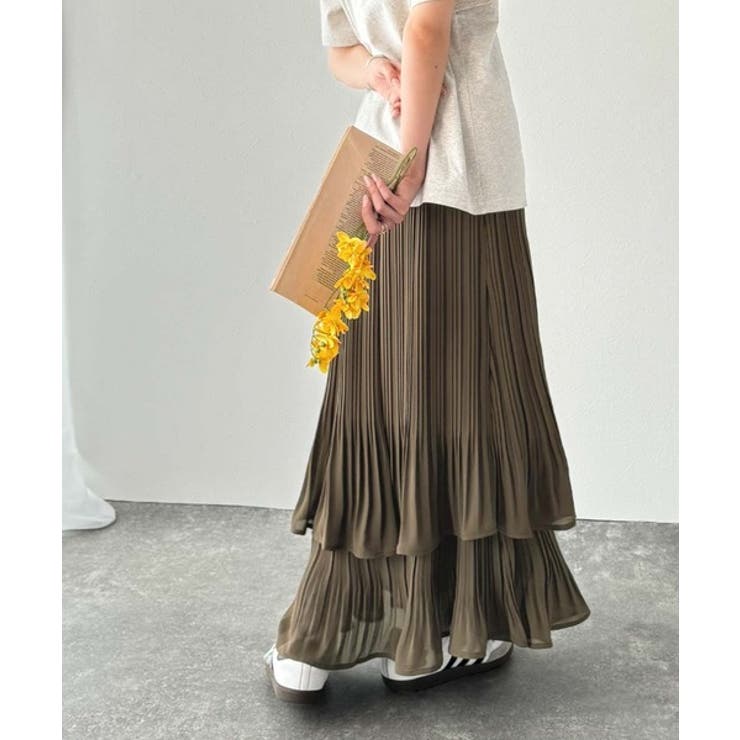 ゆらりシルエットなびく。プリーツシアーティアードスカート | Classical Elf  | 詳細画像37 
