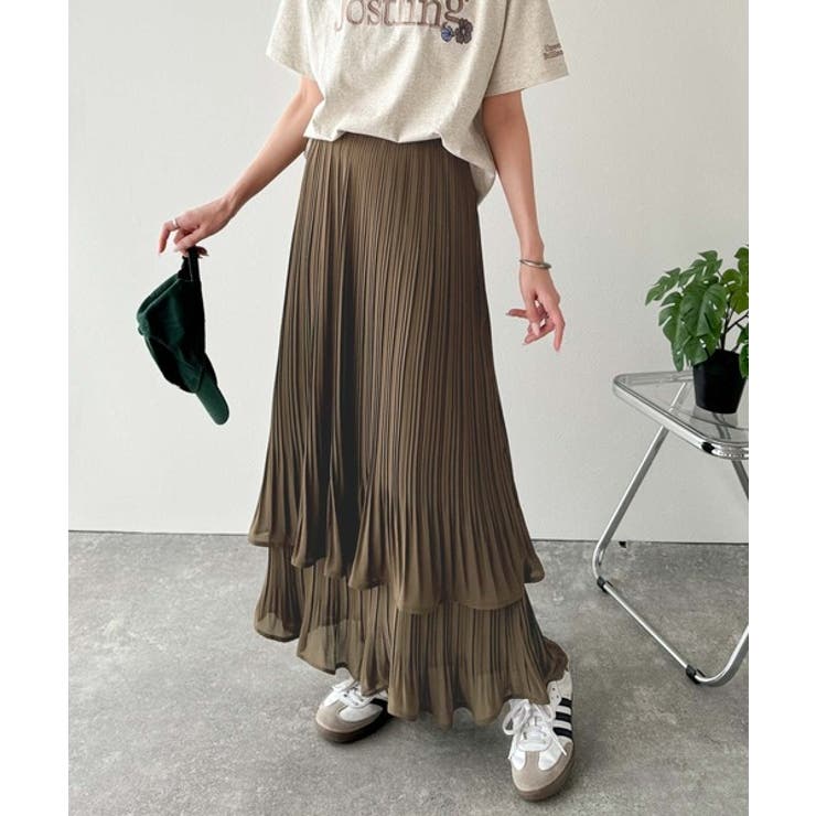 ゆらりシルエットなびく。プリーツシアーティアードスカート | Classical Elf  | 詳細画像38 