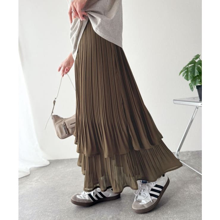 ゆらりシルエットなびく。プリーツシアーティアードスカート | Classical Elf  | 詳細画像41 