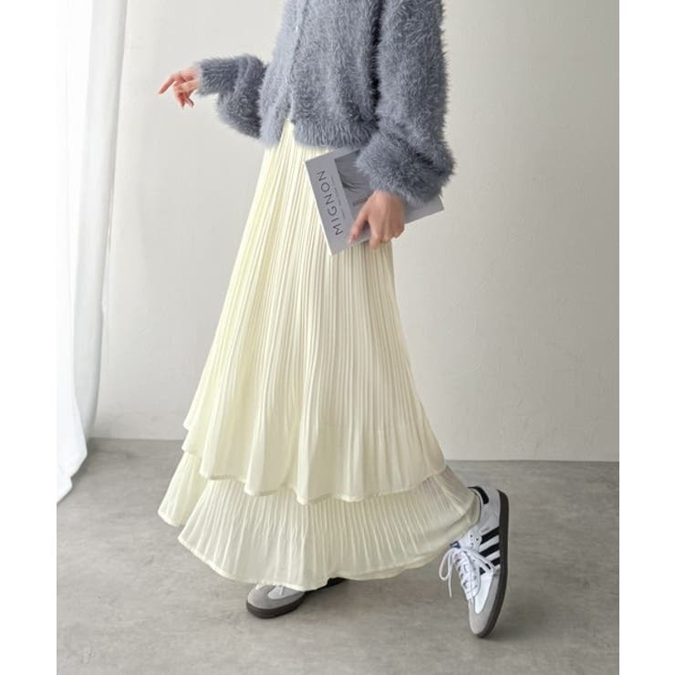 ゆらりシルエットなびく。プリーツシアーティアードスカート | Classical Elf  | 詳細画像11 