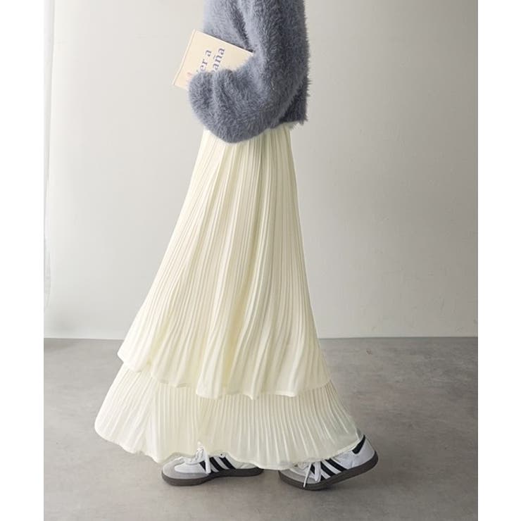 ゆらりシルエットなびく。プリーツシアーティアードスカート | Classical Elf  | 詳細画像13 