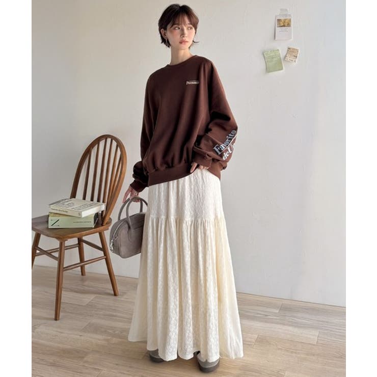 揺れるたびに美しく。上品レディな大人フェミニン。ストレッチレース裾ティアードスカ… | Classical Elf  | 詳細画像11 