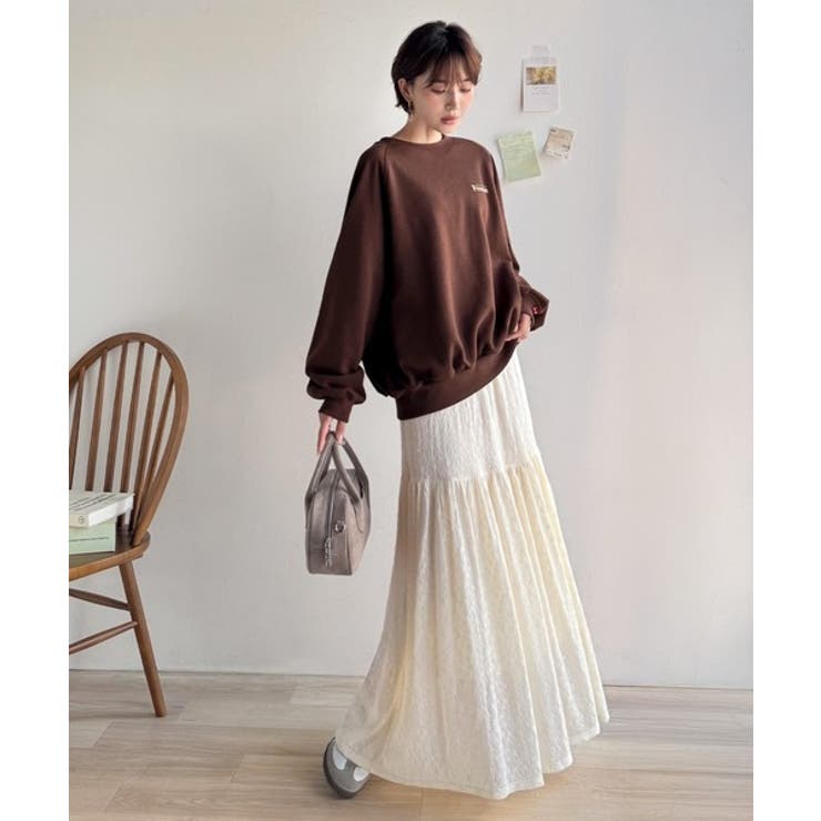 揺れるたびに美しく。上品レディな大人フェミニン。ストレッチレース裾ティアードスカ… | Classical Elf  | 詳細画像12 