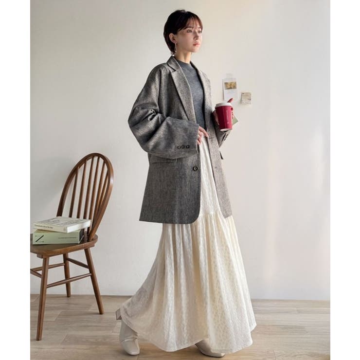 揺れるたびに美しく。上品レディな大人フェミニン。ストレッチレース裾ティアードスカ… | Classical Elf  | 詳細画像5 