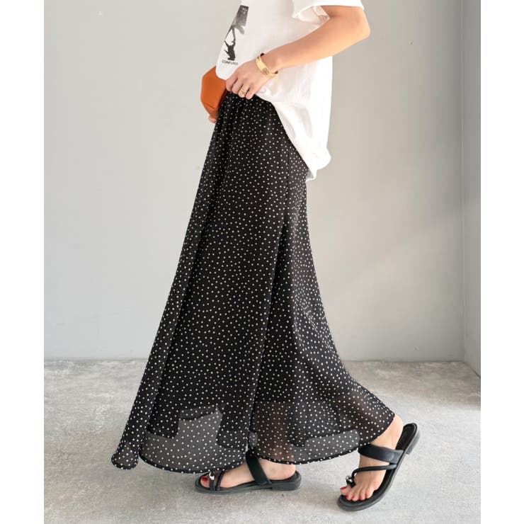 シアーで抜け感◎どんなコーデも軽やかに決まる。アソート柄フレアスカート | Classical Elf  | 詳細画像10 