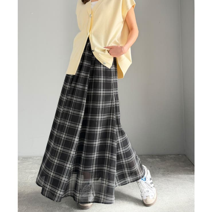 シアーで抜け感◎どんなコーデも軽やかに決まる。アソート柄フレアスカート | Classical Elf  | 詳細画像15 