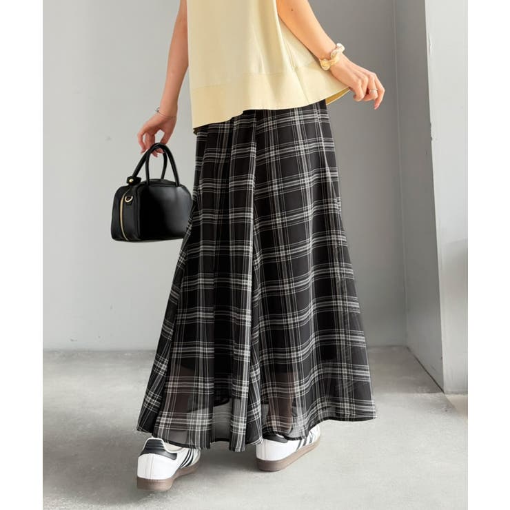 シアーで抜け感◎どんなコーデも軽やかに決まる。アソート柄フレアスカート | Classical Elf  | 詳細画像18 