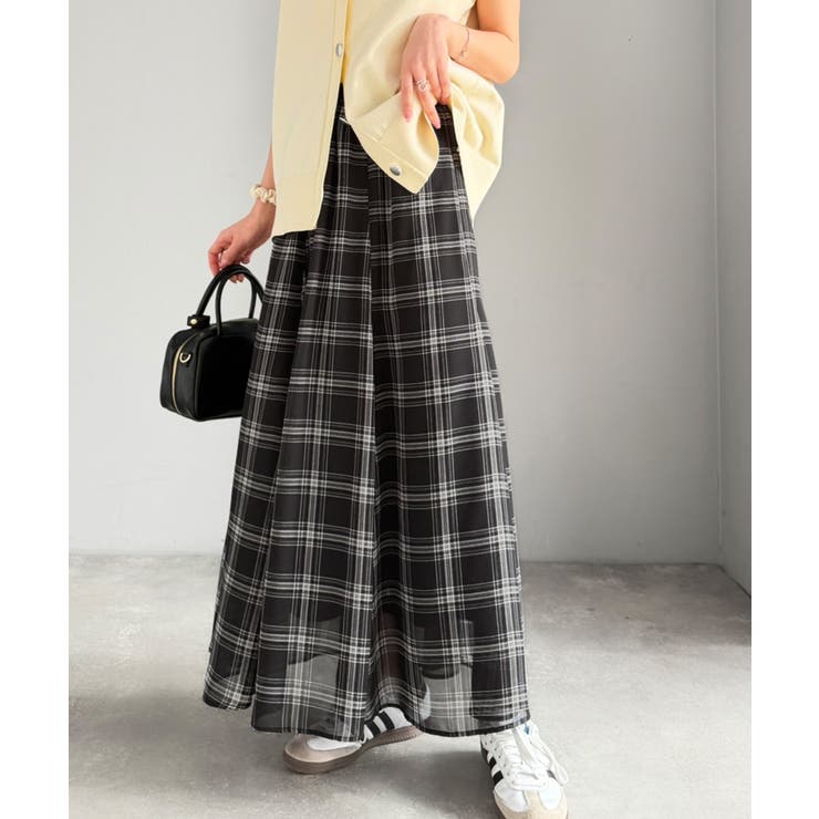 シアーで抜け感◎どんなコーデも軽やかに決まる。アソート柄フレアスカート | Classical Elf  | 詳細画像19 