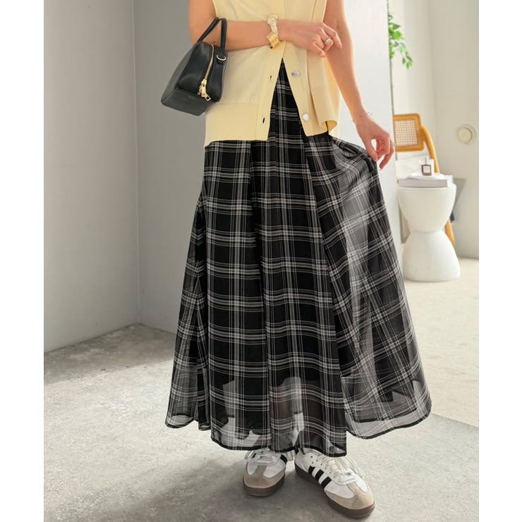 シアーで抜け感◎どんなコーデも軽やかに決まる。アソート柄フレアスカート | Classical Elf  | 詳細画像20 