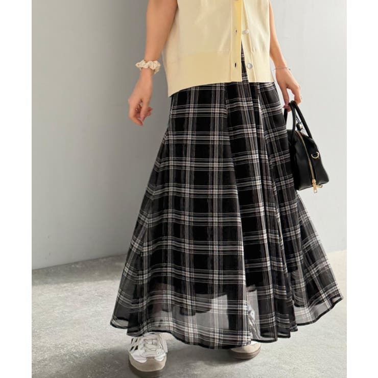 シアーで抜け感◎どんなコーデも軽やかに決まる。アソート柄フレアスカート | Classical Elf  | 詳細画像21 