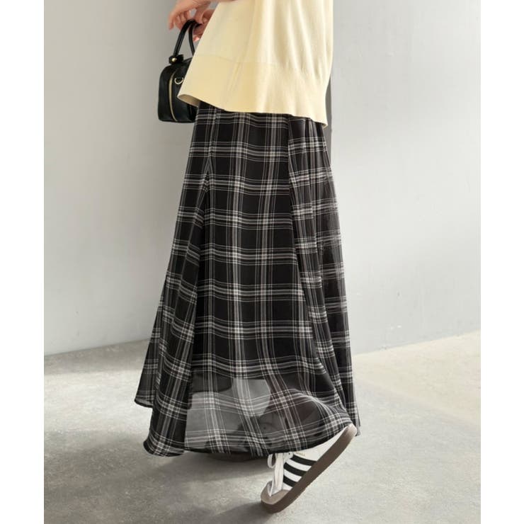 シアーで抜け感◎どんなコーデも軽やかに決まる。アソート柄フレアスカート | Classical Elf  | 詳細画像23 