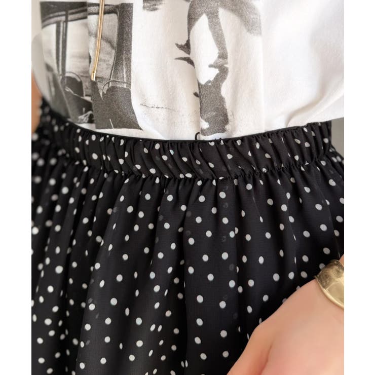 シアーで抜け感◎どんなコーデも軽やかに決まる。アソート柄フレアスカート | Classical Elf  | 詳細画像25 