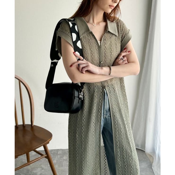 気取らないのに、おしゃれ見え。エンボスショルダーバッグ | Classical Elf  | 詳細画像8 