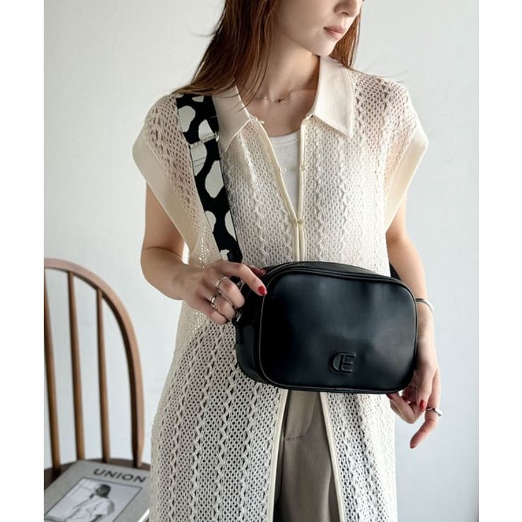 気取らないのに、おしゃれ見え。エンボスショルダーバッグ | Classical Elf  | 詳細画像9 