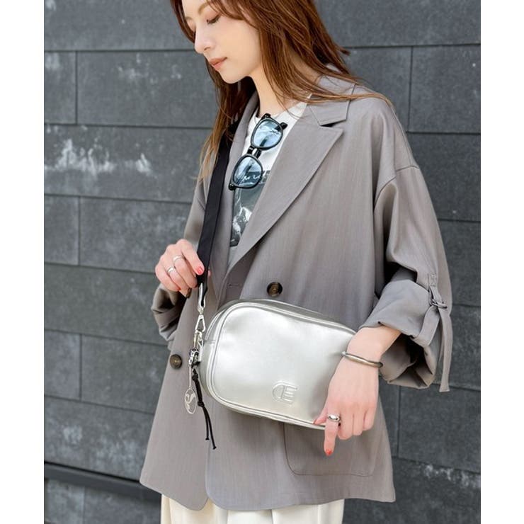 気取らないのに、おしゃれ見え。エンボスショルダーバッグ | Classical Elf  | 詳細画像11 