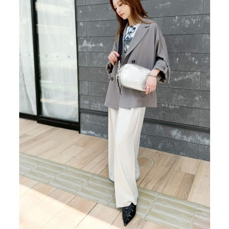 気取らないのに、おしゃれ見え。エンボスショルダーバッグ | Classical Elf  | 詳細画像12 