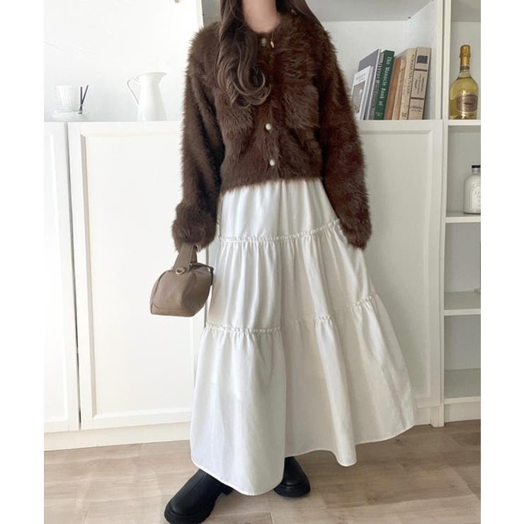 ふわふわ素材がシーズンムードを盛り上げる♪シャギーカーディガン | Classical Elf  | 詳細画像17 