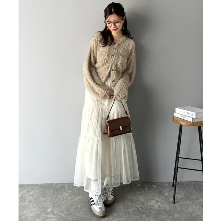 ふわふわ素材がシーズンムードを盛り上げる♪シャギーカーディガン | Classical Elf  | 詳細画像27 