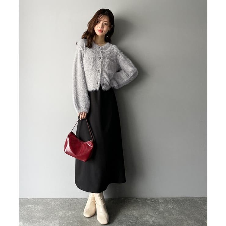 ふわふわ素材がシーズンムードを盛り上げる♪シャギーカーディガン | Classical Elf  | 詳細画像3 