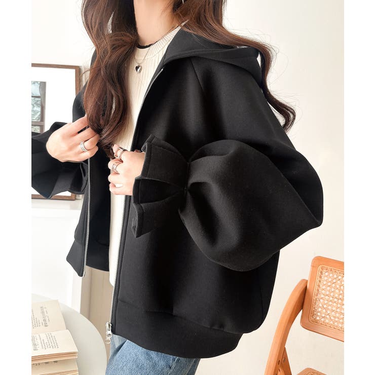 ふんわり、ゆったり、袖にキュン♪ダブルジップキャンディスリーブマシュマロダンボー… | Classical Elf  | 詳細画像1 