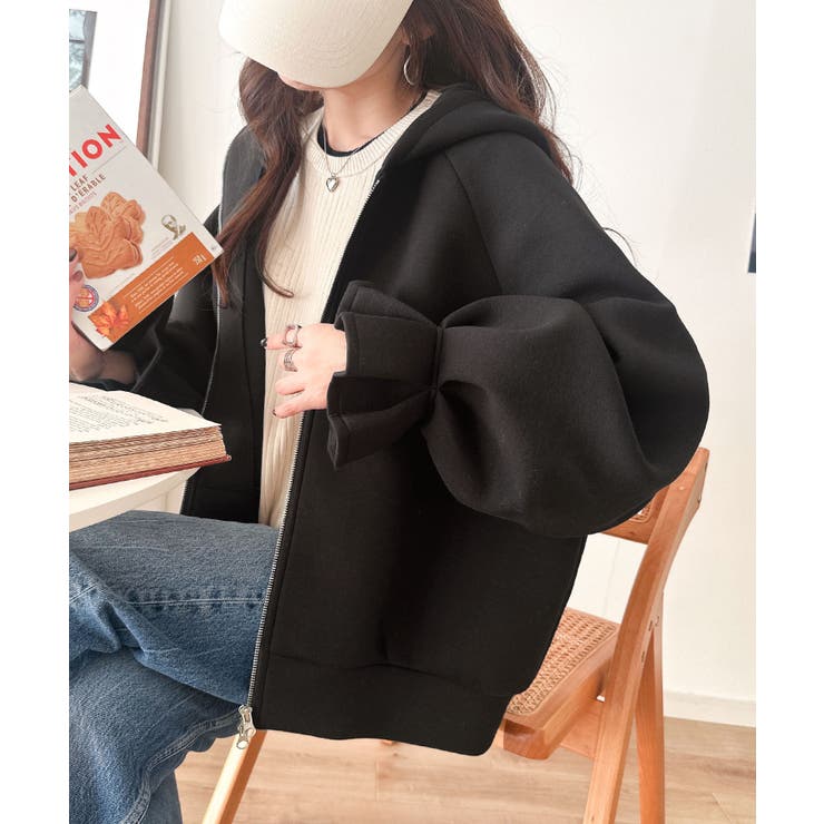 ふんわり、ゆったり、袖にキュン♪ダブルジップキャンディスリーブマシュマロダンボー… | Classical Elf  | 詳細画像2 