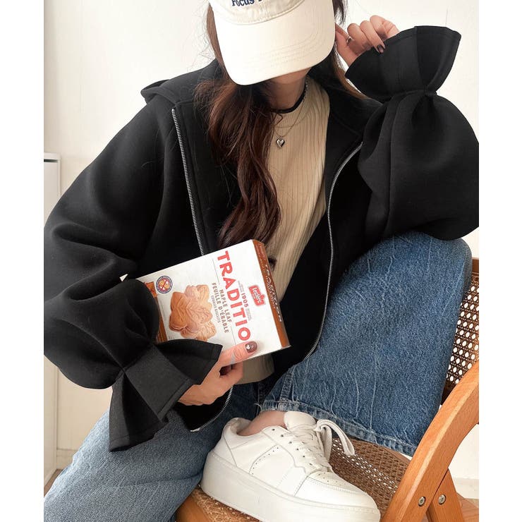 ふんわり、ゆったり、袖にキュン♪ダブルジップキャンディスリーブマシュマロダンボー… | Classical Elf  | 詳細画像5 