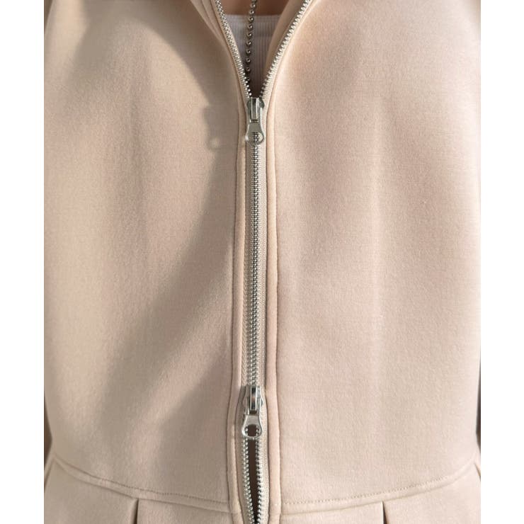 主役級！今日の可愛いを格上げ！ ダブルジップペプラムマシュマロダンボールパーカー | Classical Elf  | 詳細画像29 