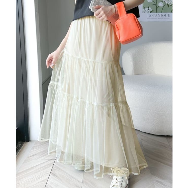 【キッズ】 親子お揃い リンクコーデできちゃう！チュールティアードスカート | Classical Elf kids | 詳細画像13 