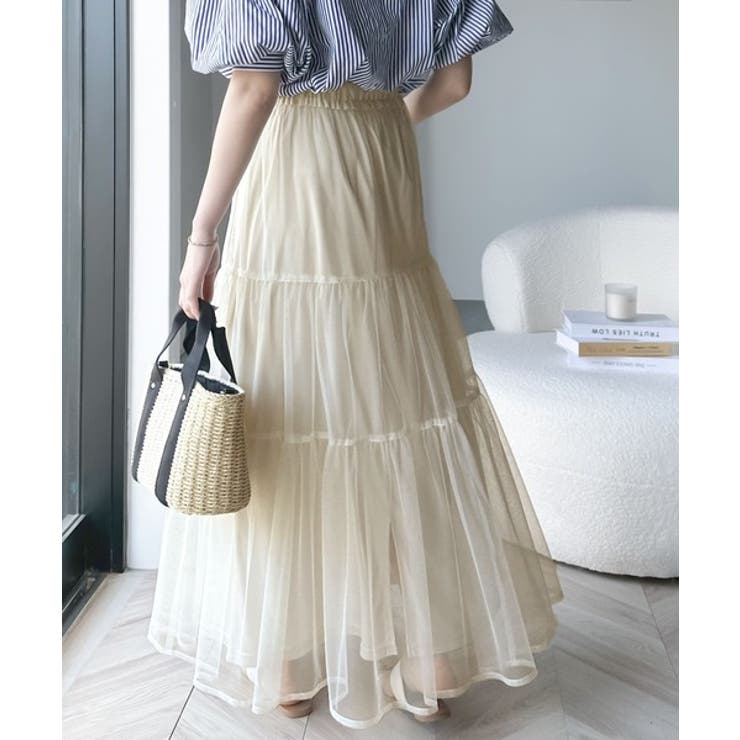 【キッズ】 親子お揃い リンクコーデできちゃう！チュールティアードスカート | Classical Elf kids | 詳細画像16 