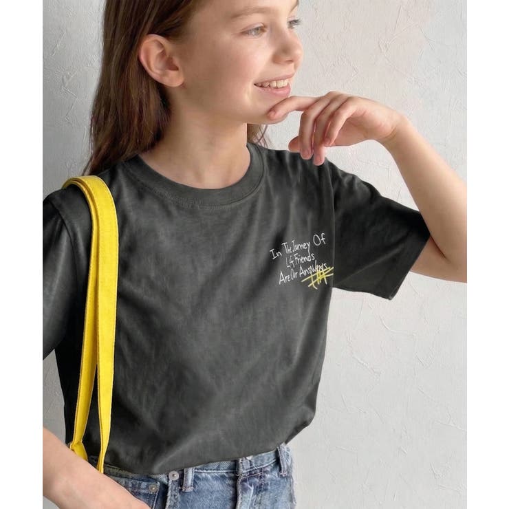 【キッズ】親子リンクコーデも楽しめる！綿100%らくがき風刺繍 無地＆ボーダー柄… | Classical Elf kids | 詳細画像26 