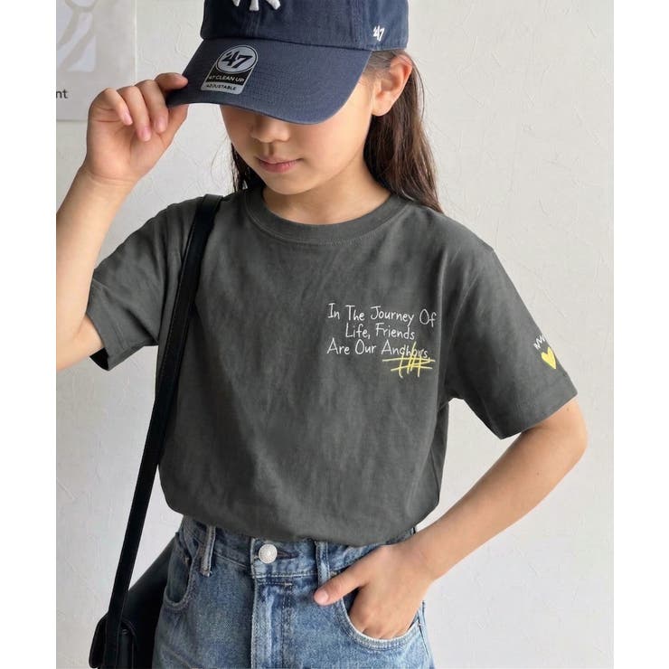 【キッズ】親子リンクコーデも楽しめる！綿100%らくがき風刺繍 無地＆ボーダー柄… | Classical Elf kids | 詳細画像28 