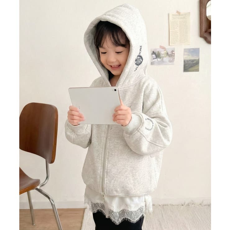 【キッズ】親子リンクコーデ可能◎ゆるっとダボっと可愛い♪裏起毛クロップドワイドパ… | Classical Elf kids | 詳細画像17 