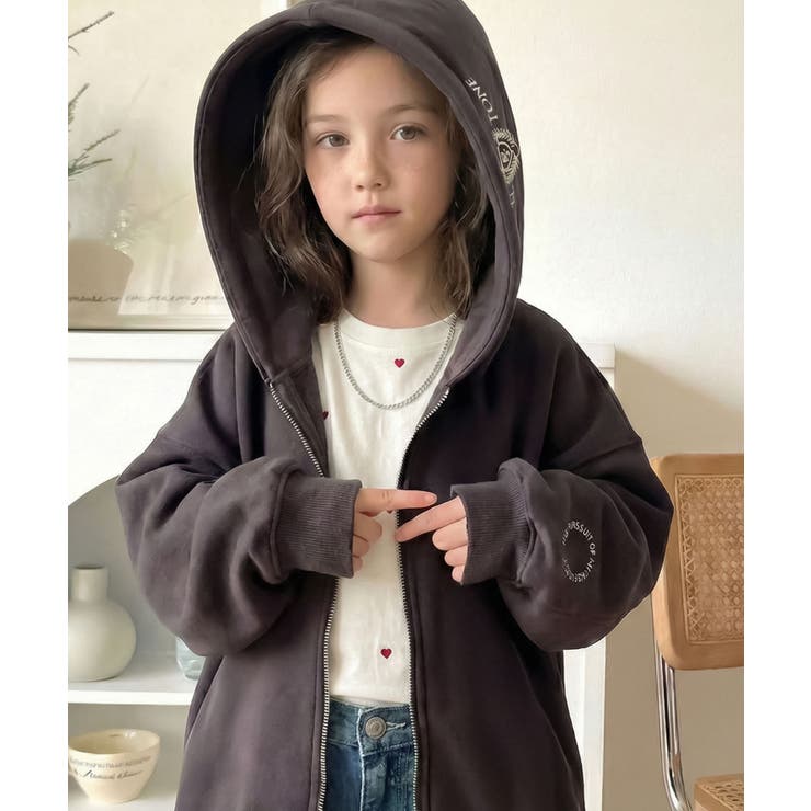 【キッズ】親子リンクコーデ可能◎ゆるっとダボっと可愛い♪裏起毛クロップドワイドパ… | Classical Elf kids | 詳細画像1 