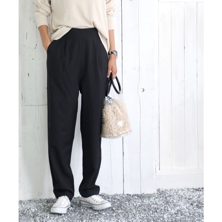 ブラック | レディース パンツ タック | Classical Elf 