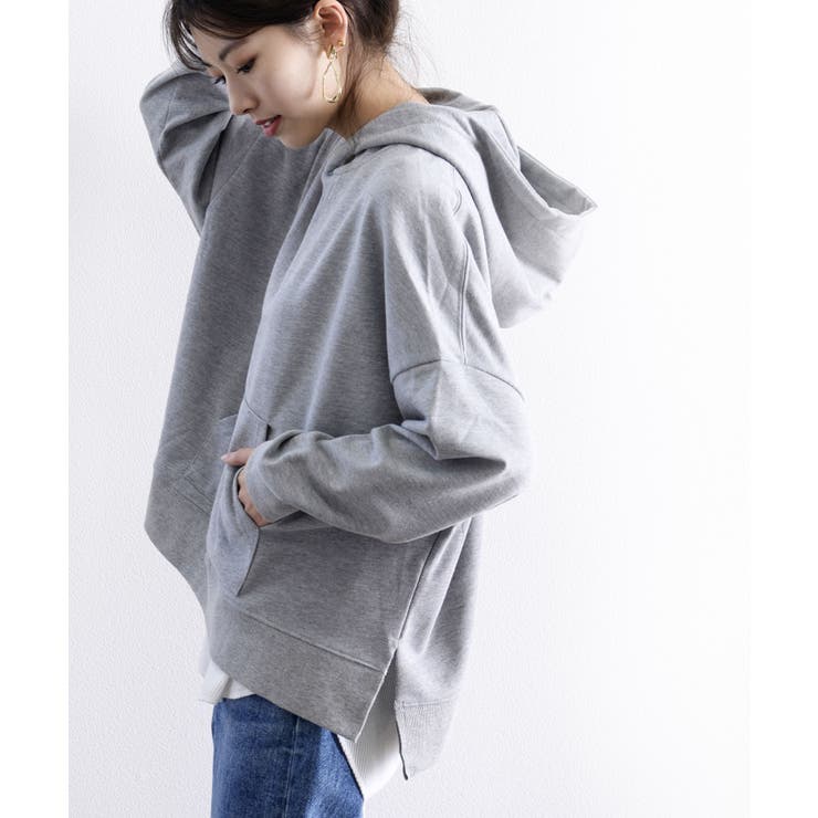 大人可愛い 切りっぱなしサイドスリットワイドパーカー ガゼット付 品番 Wz Classical Elf クラシカルエルフ のレディースファッション通販 Shoplist ショップリスト