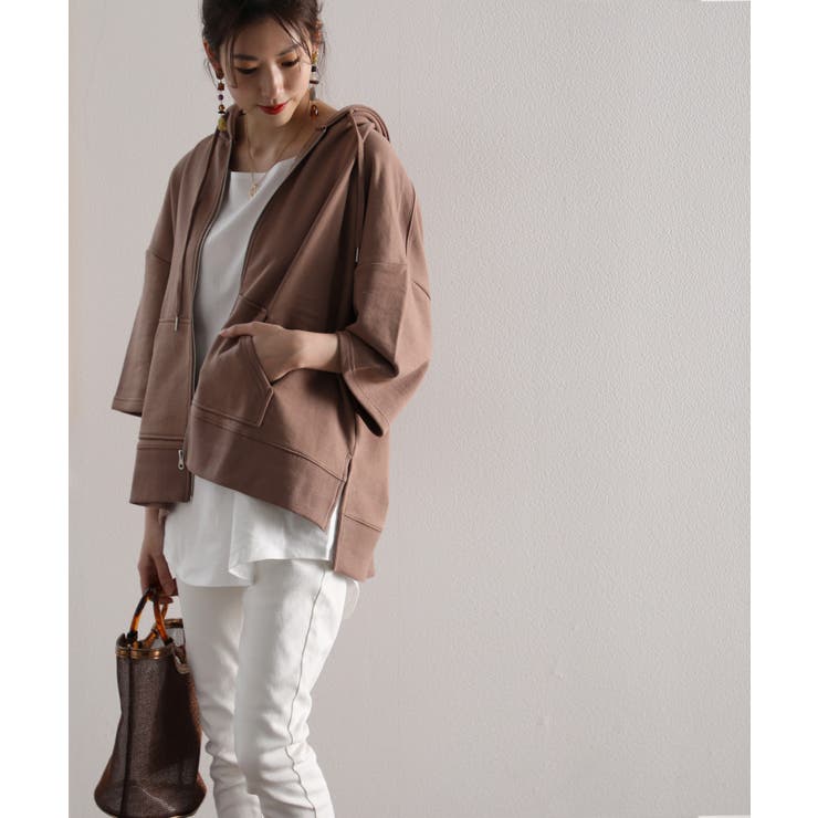 サイドスリット ジップアップパーカー 半袖 品番 Wz Classical Elf クラシカルエルフ のレディース ファッション通販 Shoplist ショップリスト