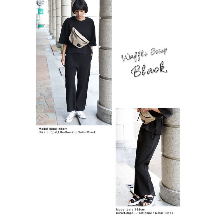 ワッフル生地のセットアップスーツ ワッフル ワンピース | Classical Elf  | 詳細画像12 