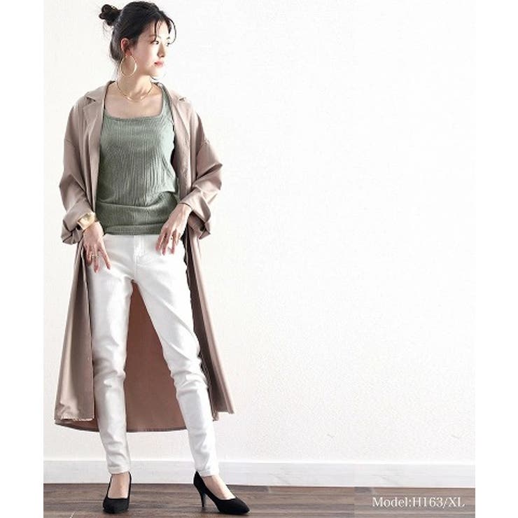 ランダムリブ スクエア無地2wayタンクトップ | Classical Elf  | 詳細画像29 