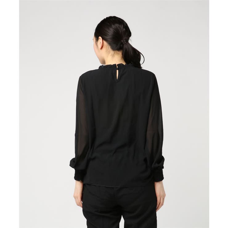 シアー素材で優しい印象に◎シアー袖ブラウス ブラウス トップス | Classical Elf  | 詳細画像7 