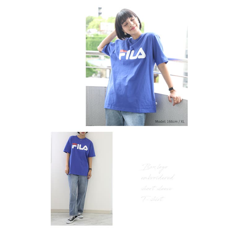 FILA - フィラ Fila Tシャツスコート L セットアップ プリーツ ブルー系 FILA - フィラ Fila Tシャツスコート L セットアップ プリーツ