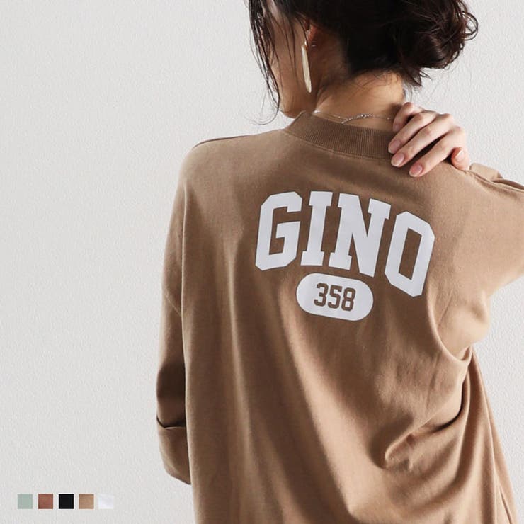 GINOプリント ビッグTシャツ トップス[品番：WZ000003653]｜Classical Elf  （クラシカルエルフ）のレディースファッション通販｜SHOPLIST（ショップリスト）