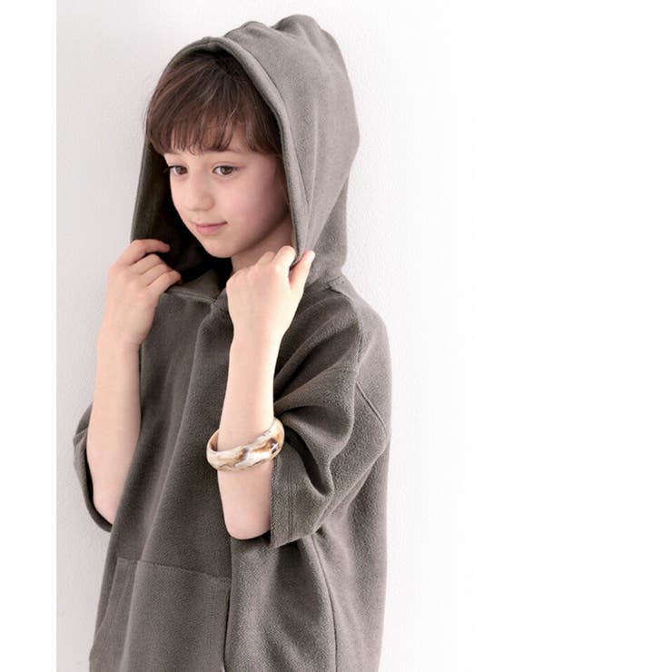 キッズふわり滑らか♪USAコットン&パイル地パーカー[品番：WZ000003861