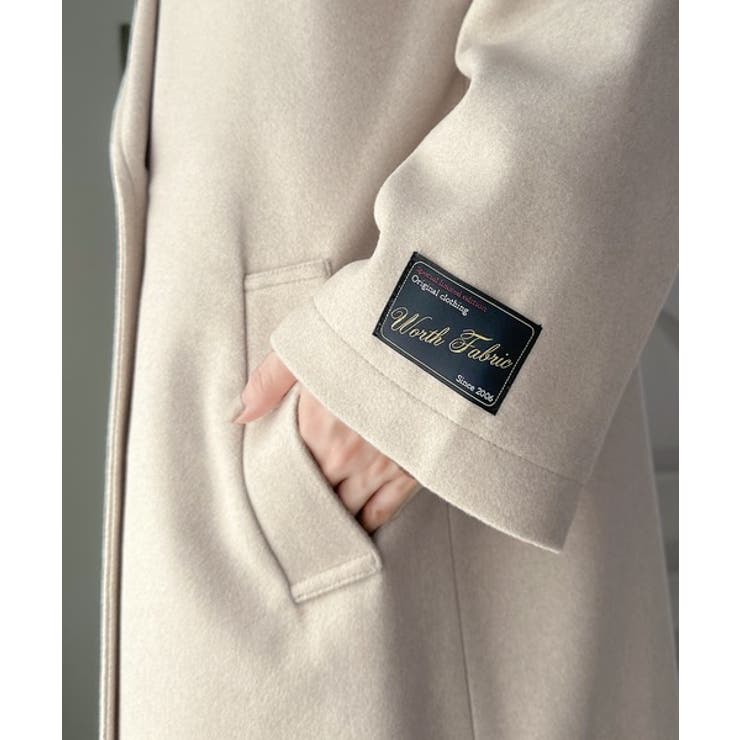 定番、レトロシルエット。ダブルテーラードロングコート | Classical Elf  | 詳細画像43 