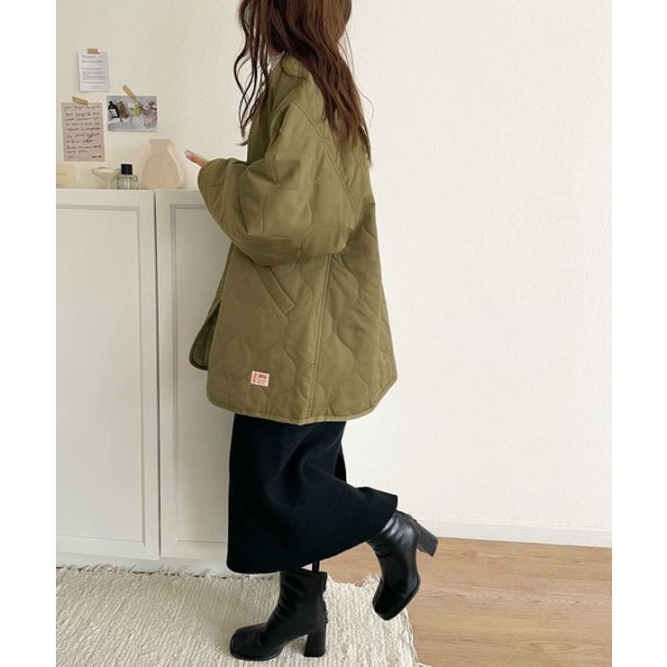 大人のこなれ感。ノーカラーキルティングジャケット | Classical Elf  | 詳細画像43 