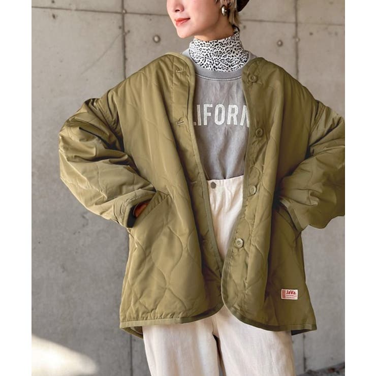 大人のこなれ感。ノーカラーキルティングジャケット | Classical Elf  | 詳細画像47 