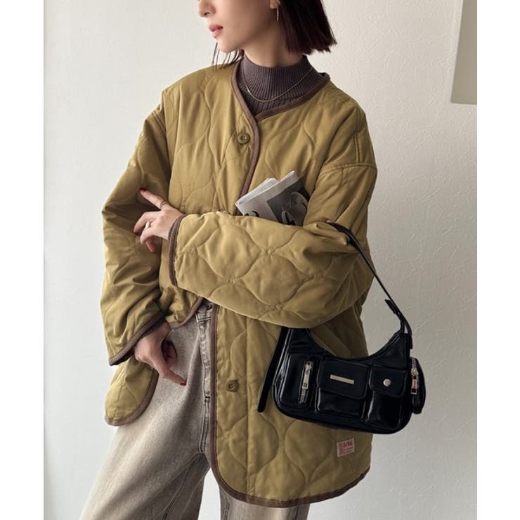 大人のこなれ感。ノーカラーキルティングジャケット | Classical Elf  | 詳細画像53 